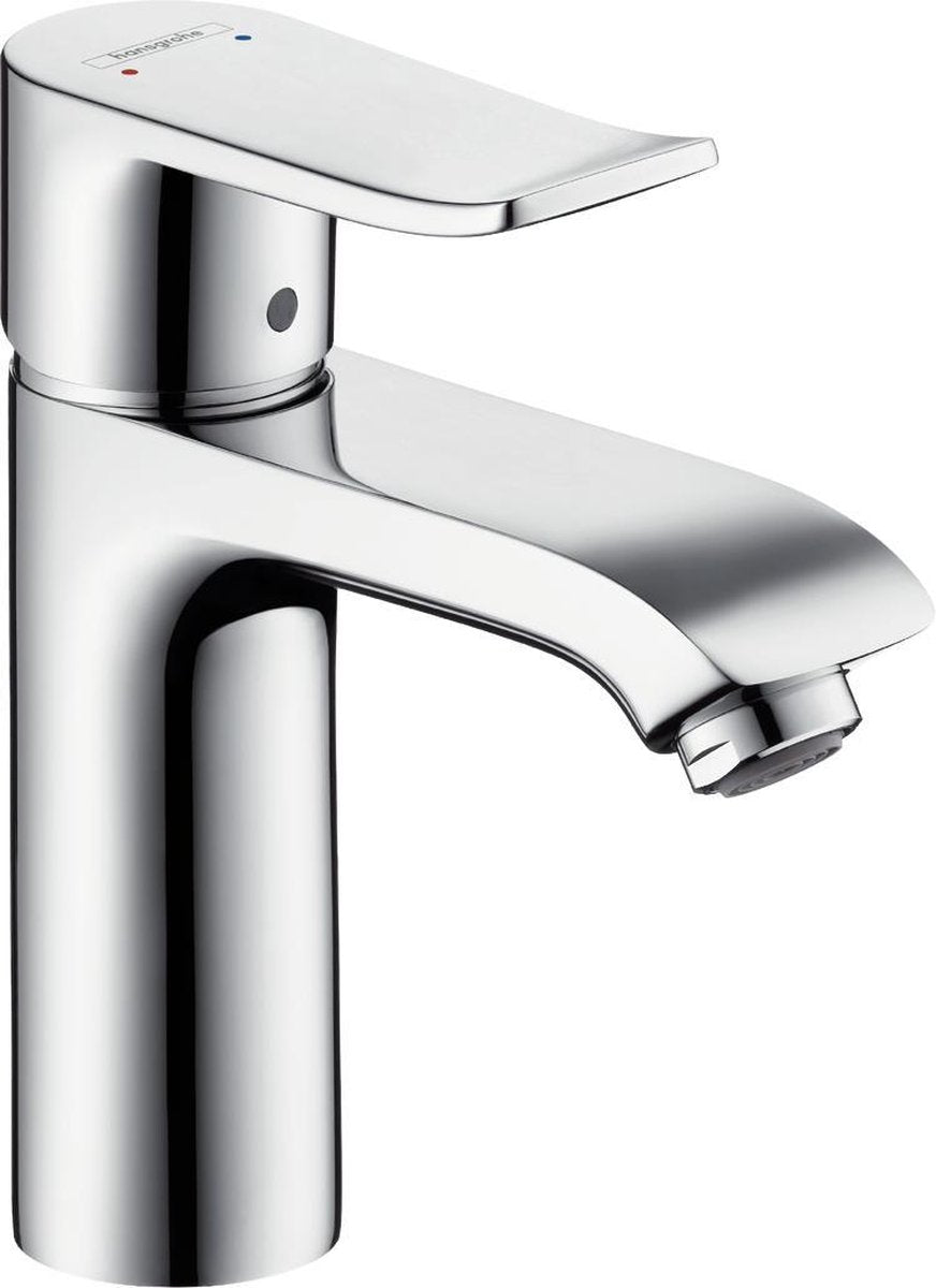 Hansgrohe metris håndvaskhane - medium tud - uden affaldssæt - krom