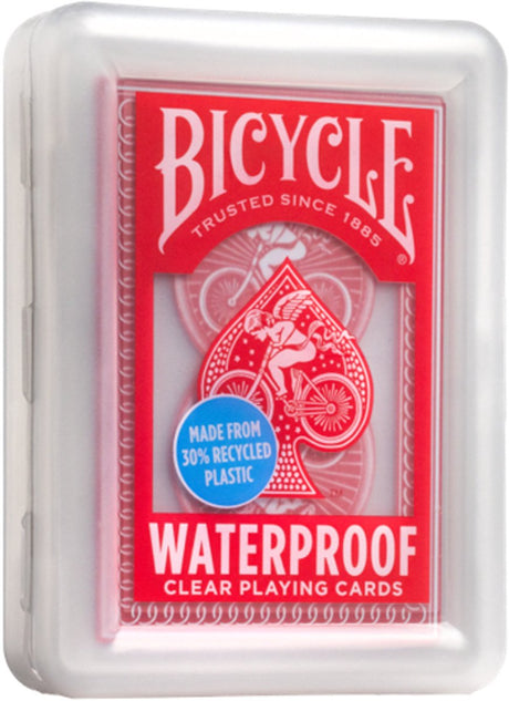 Bicycle ® vandtæt - vandafvisende plastik spillekort - plastik opbevaringsboks - sommerlegetøj