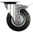 Vorel draaiwiel cz. rubber ham.100mm