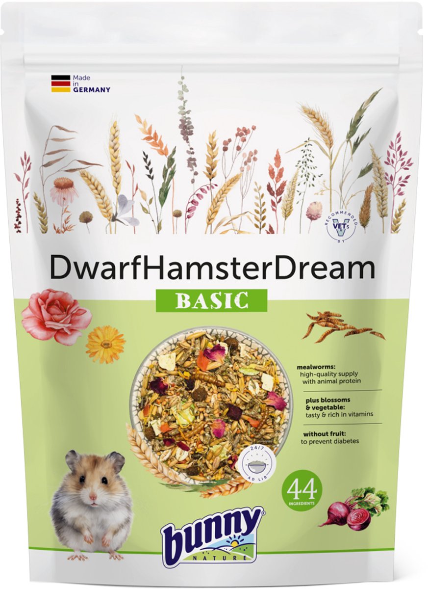 Bunny nature - dværg hamster dream basic - 600 gr