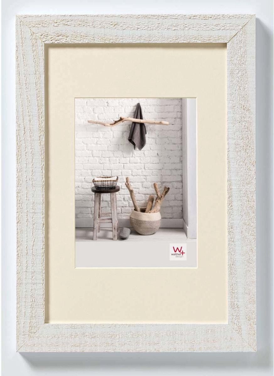 Walther home - træramme - fotostørrelse 30x40 cm - polarhvid