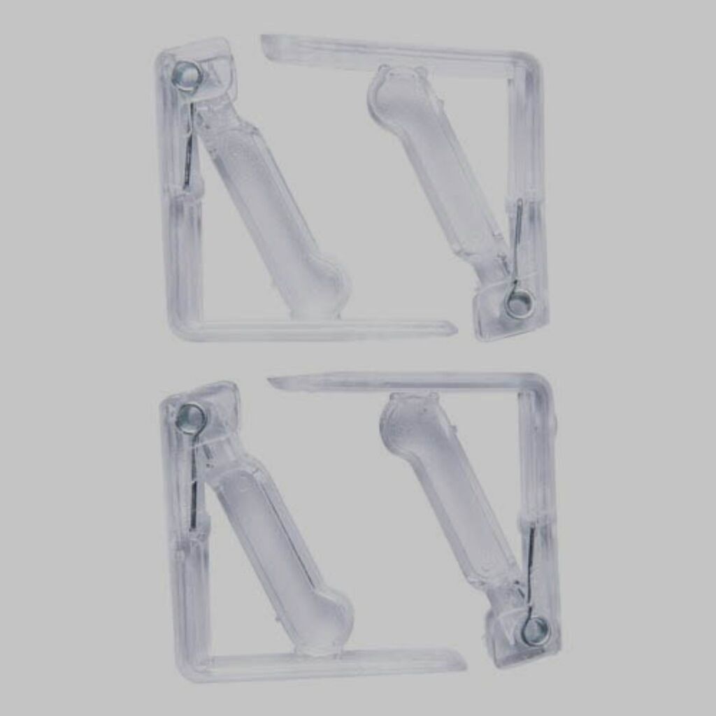 Wicotex Wicotex Dugklemme Plast Transparent 4stk.