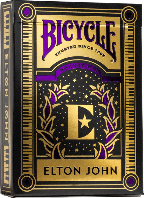 Cykel elton john - premium spillekort - poker - raketmand - musikvarer - officielt licenseret - samleobjekt