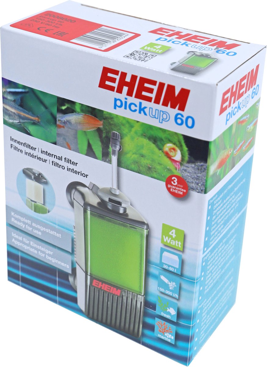 Eheim indvendigt filter - akvariefilter - 30-60 l