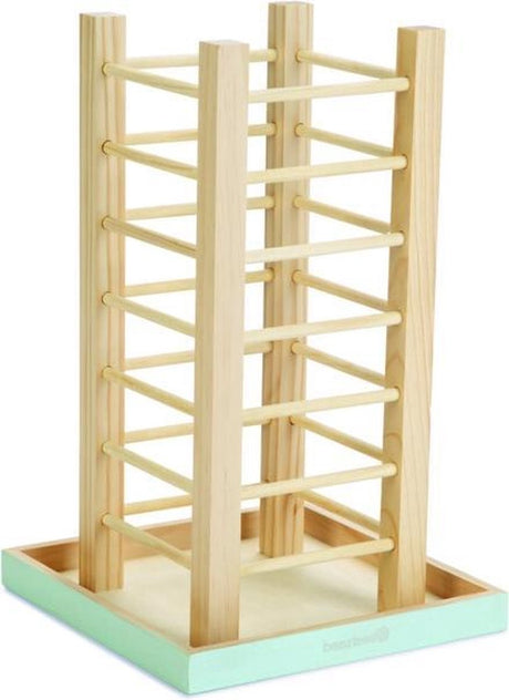 Beeztees houten hooicontainer denga mint - knaagdier one size