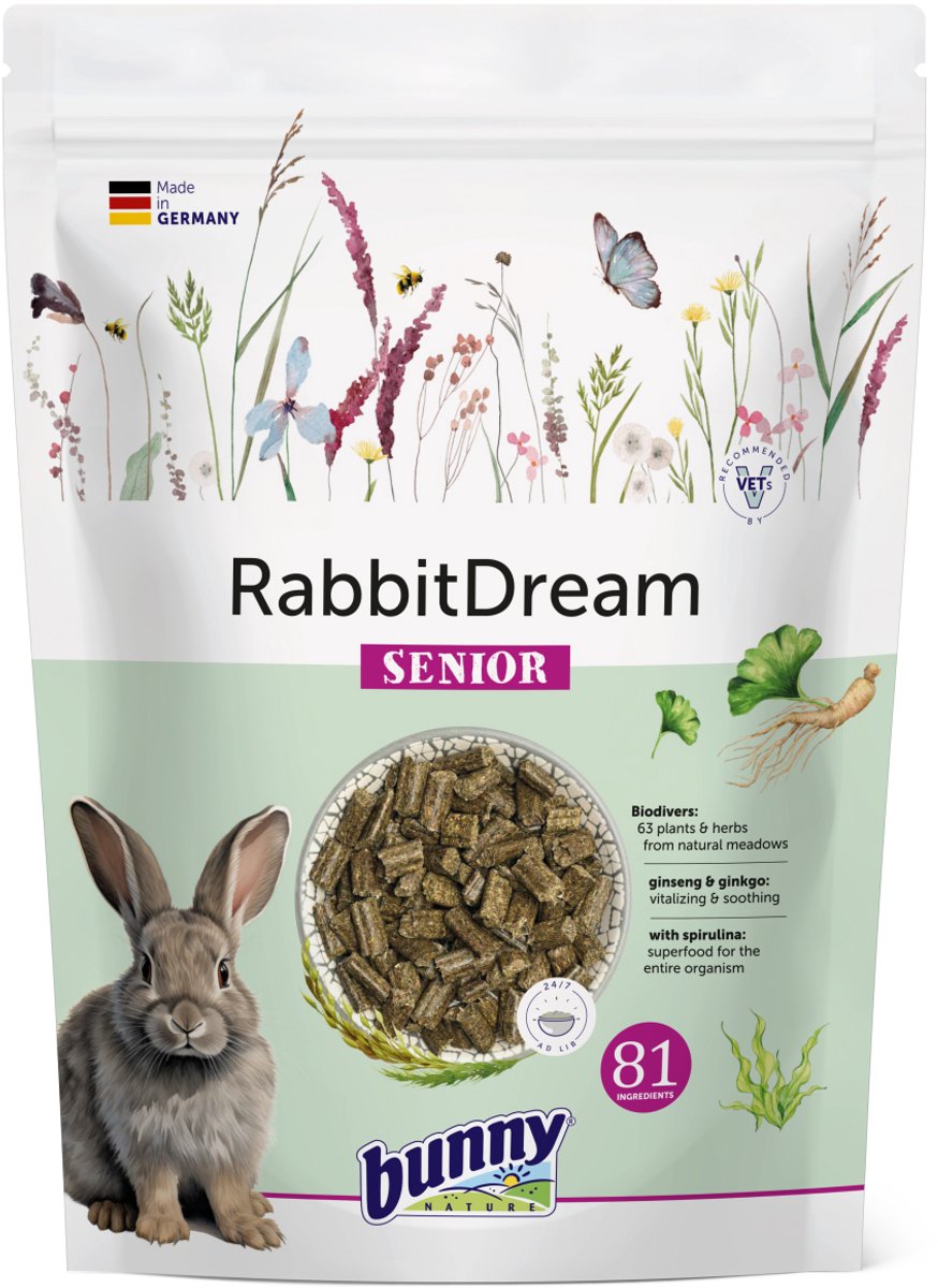 Bunny nature - kanin drøm senior - 1,5 kg