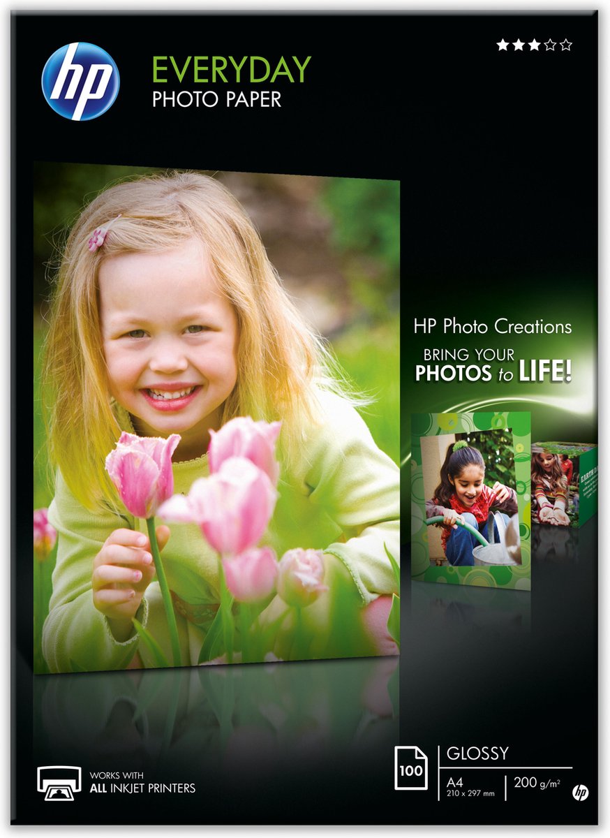 Hp q2510a fotopapir til hverdags - a4 200g m