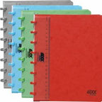 Forelæsningsblok adoc papir 90g m2 16,5x21cm ternet 5x5mm indbindingssystem 144 sider 72 ark