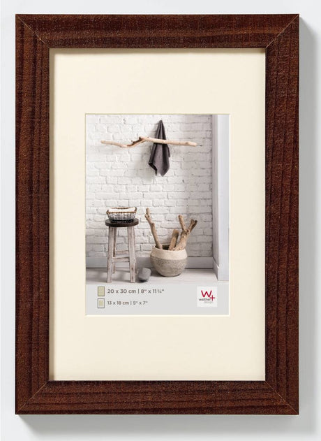 Walther home - træramme - fotostørrelse 50x70 cm - valnød