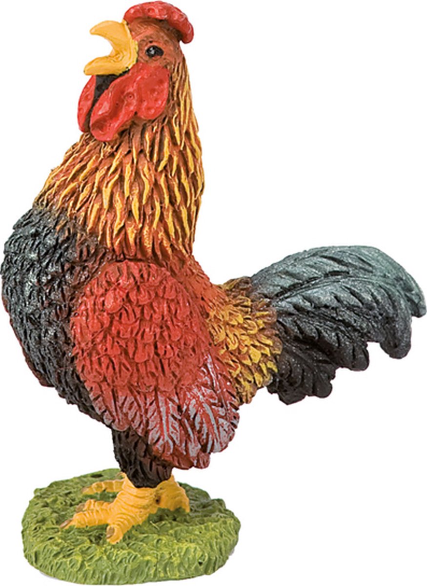 Bullyland 62315 – spillefigur og samlerfigur hane – ca. 5,4 cm – naturtro og detaljeret design – ideel som kagefigur og lille gave til børn fra 3 år.