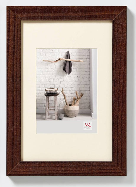 Walther home - træramme - fotostørrelse 15x20 cm - valnød