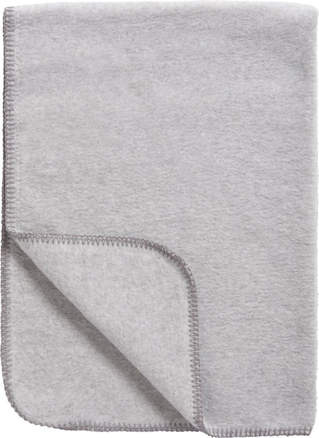 Meyco baby uni krybbetæppe - vævet - gråmeleret - 75x100cm - 1,0 tom