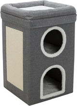 Trixie kradsestolpe cat tower saul grey