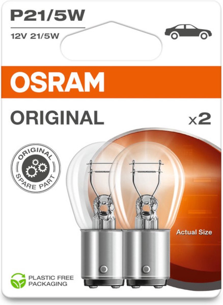 Osram original line billygter p21 5w 2 stk