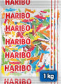 Haribo krokodiller - slik med skum - 1 kg pose