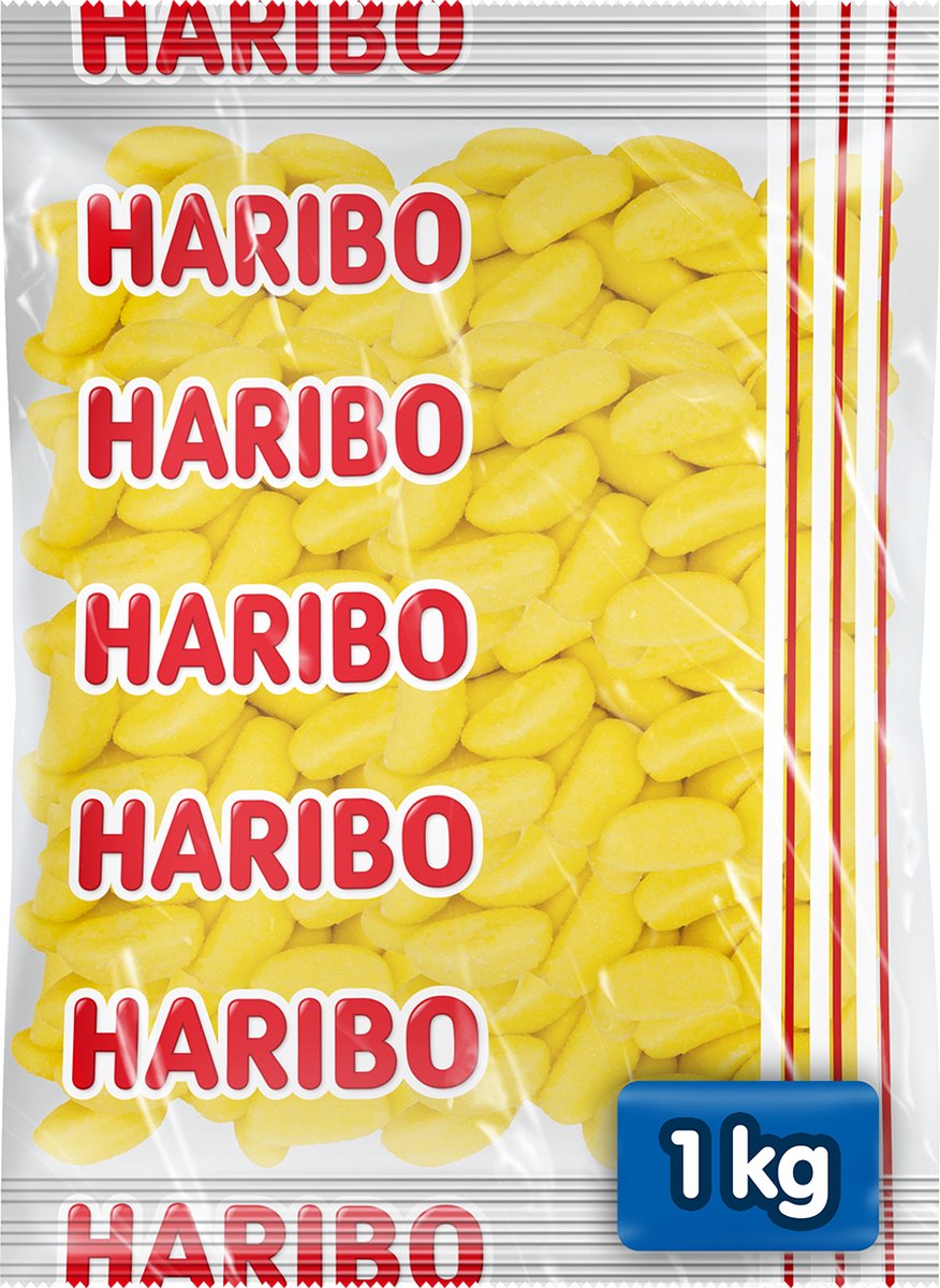 Haribo bananer - candy skum banan smag - 1 kg