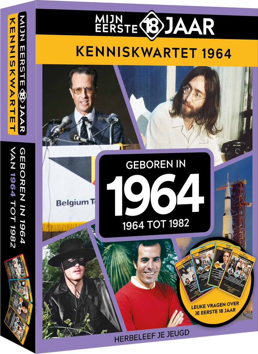 Tucker's fun factory mijn eerste 18 jaar kenniskwartet 1964 (belgië)