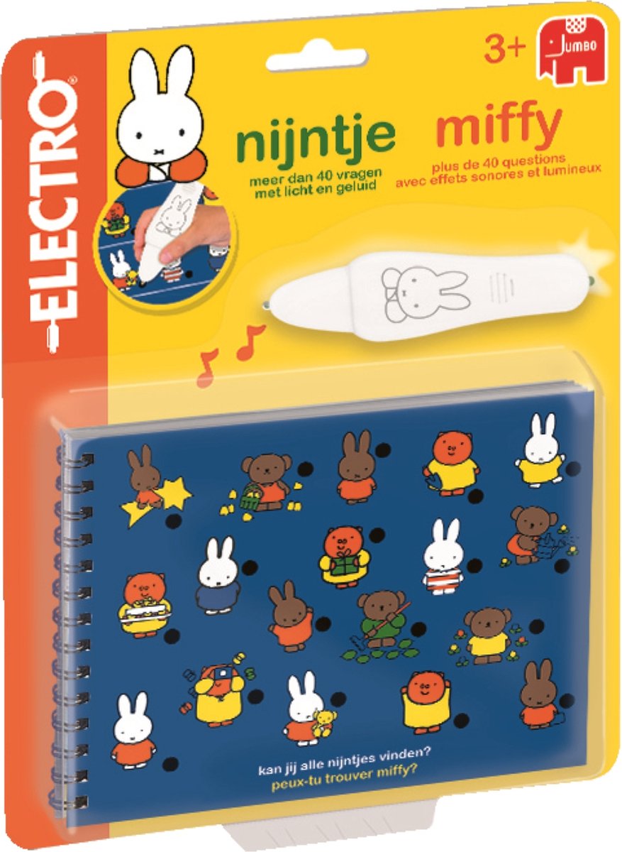 Electro jumbo - vidunderpen - Miffy - pædagogisk spil - handy take-along hæfte - fra 3 år