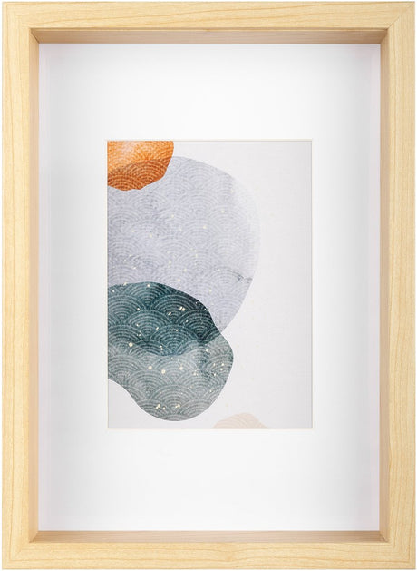 Walther-form - 3D FSC træramme - fotostørrelse 21x29,7 cm - kunstglas - birk
