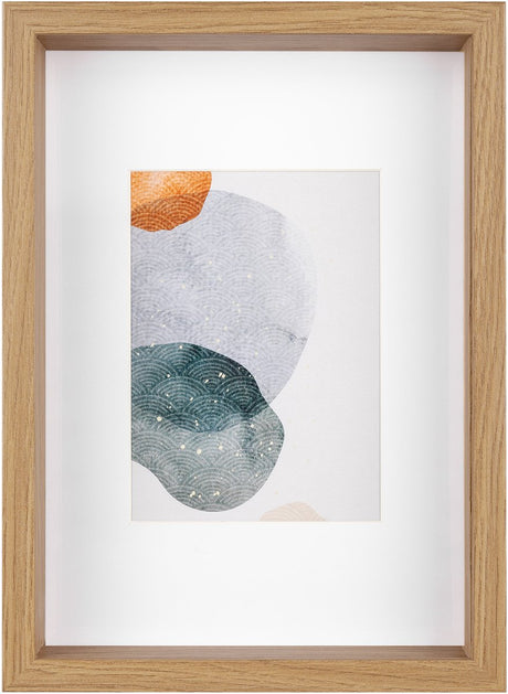 Walther-form - 3D FSC træramme - fotostørrelse 21x29,7 cm - kunstglas - eg