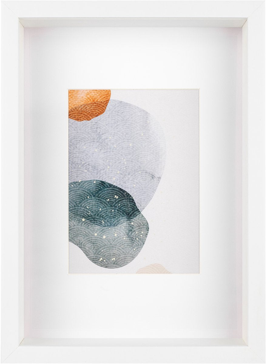 Walther-form - 3D FSC træramme - fotostørrelse 21x29,7 cm - kunstglas - hvid