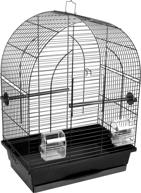 Flamingo fuglebur klara 1 sort - sort - 39 x 25 x 53 cm
