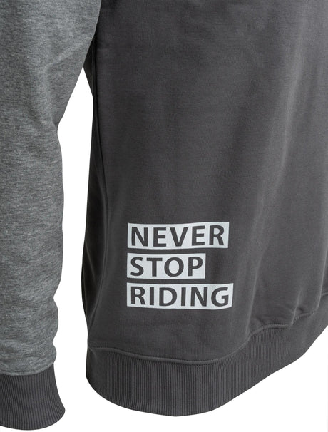 Contec sweatshirt stopper aldrig med at ride ct raglan langærmet 2-farvet