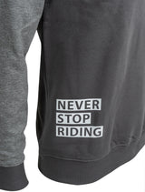 Contec sweatshirt stop aldrig med at ride ct sweatshirt stop aldrig med at ride sort grå størrelse xx