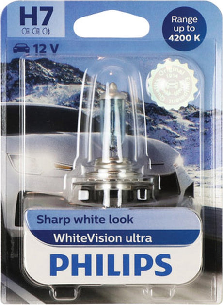 Philips pandelampe hvid vision ultra forlygtepære 12v h7 12v