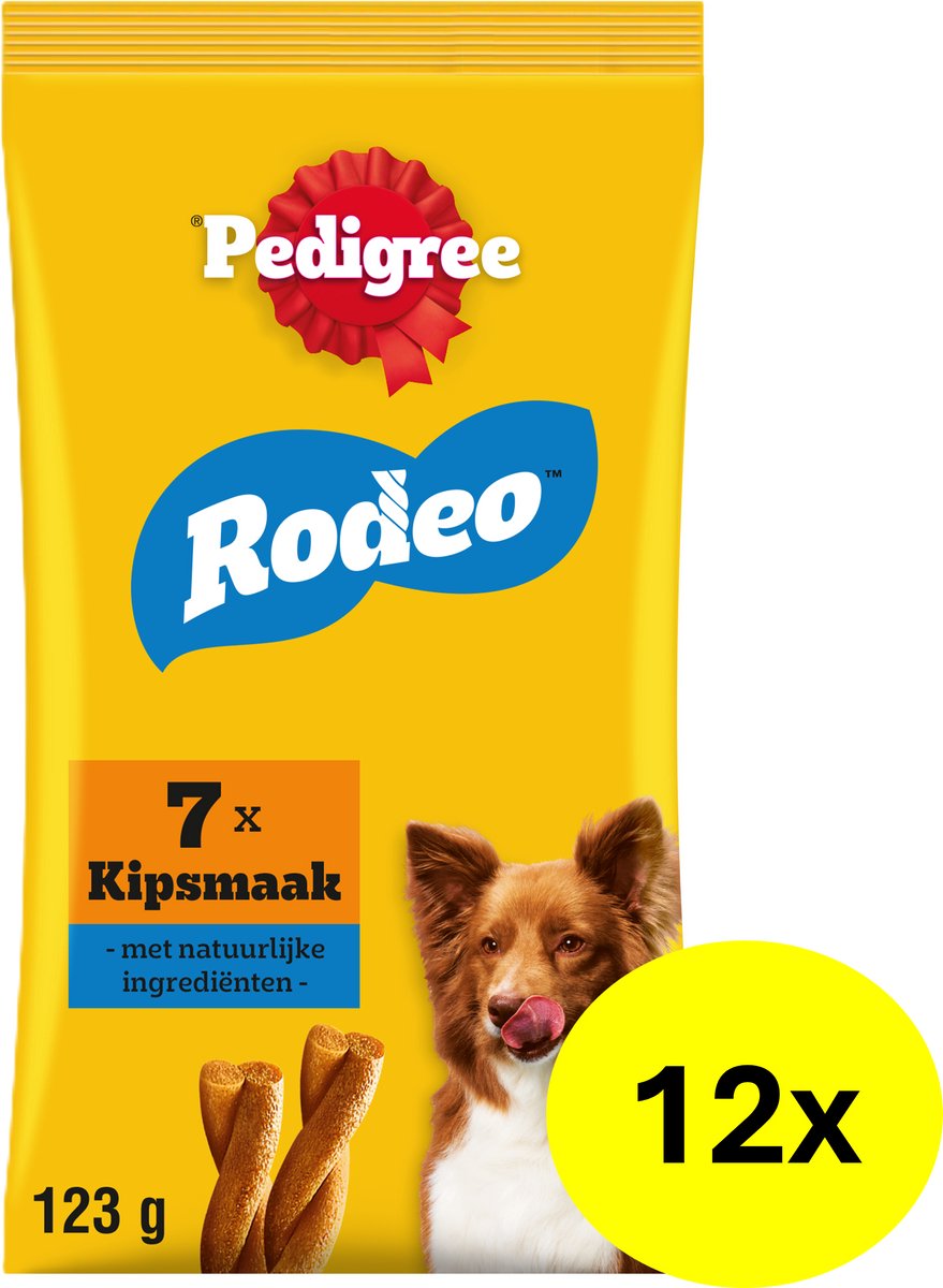 Stamtavle hundesnacks - rodeo - kylling - 12x7 stk
