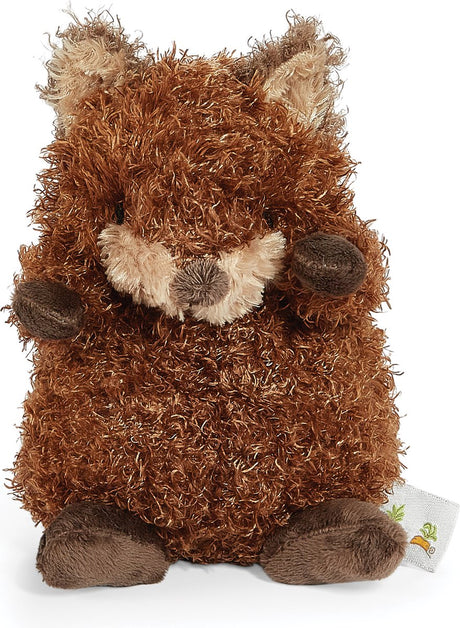 Bunnies by the bay foxy the fox krammedyr - tøjdyr - broderede detaljer - ræv - 18 cm - brun