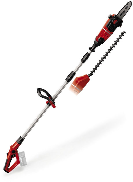 Einhell batteri have multiværktøj ge-hc 18 li t kit - power x-change - 18 v 3,0 ah li-ion - motorsavklingelængde: 200 mm - hækkeklipperbladlængde: 450 mm - tandafstand: 16 mm - ekskl. batteri og oplader