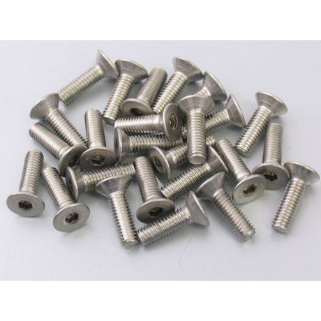 Bofix Allenbout M6X20 Rustfrit stål med Sunken Head (25 stykker)
