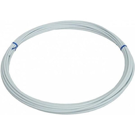 brems udendørs kabel 10 m x 4,9 mm hvid
