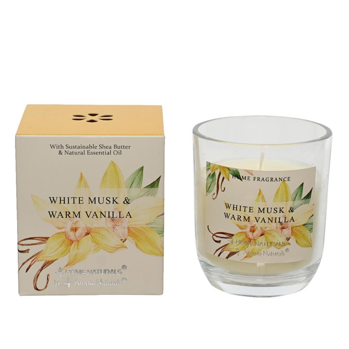 Decoris duftlys moskus vanilje h9cm