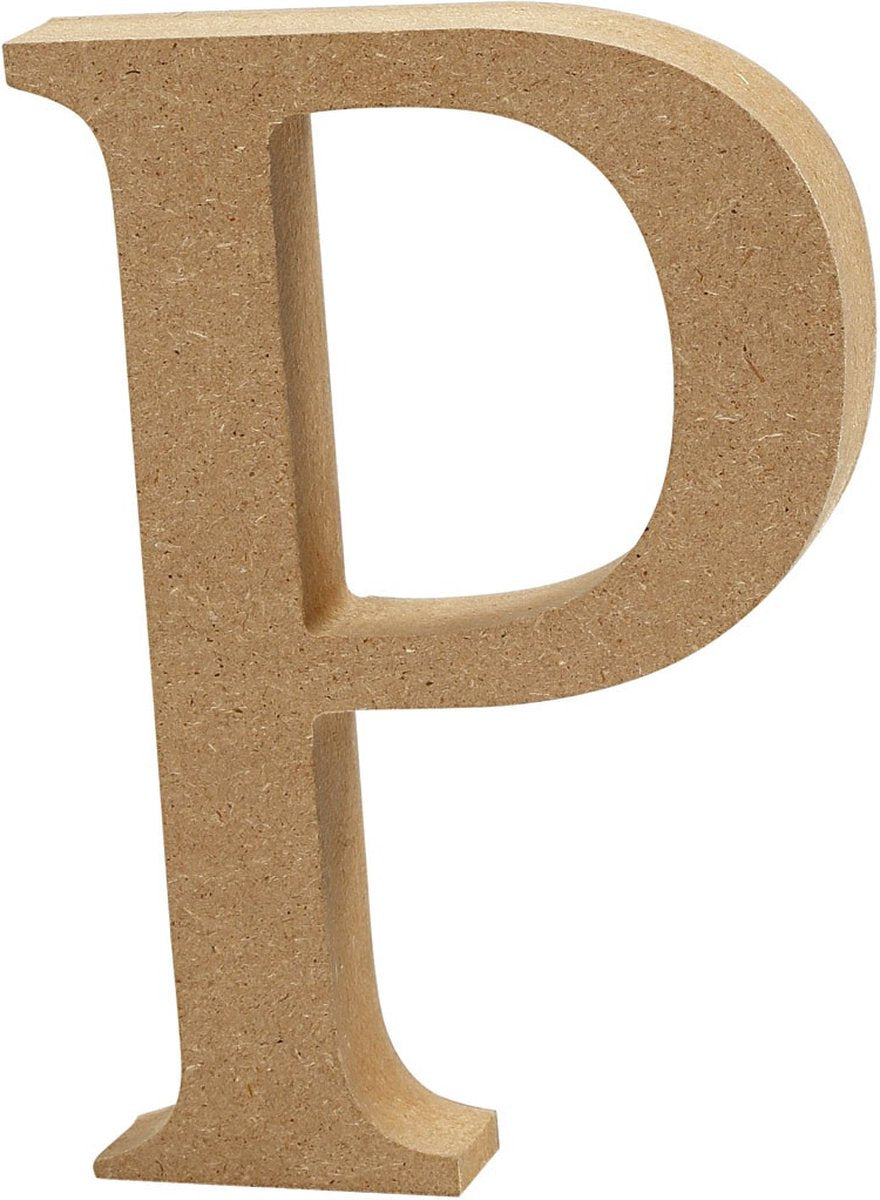 Creativ Company Letter P MDF 13cm, 1 ..