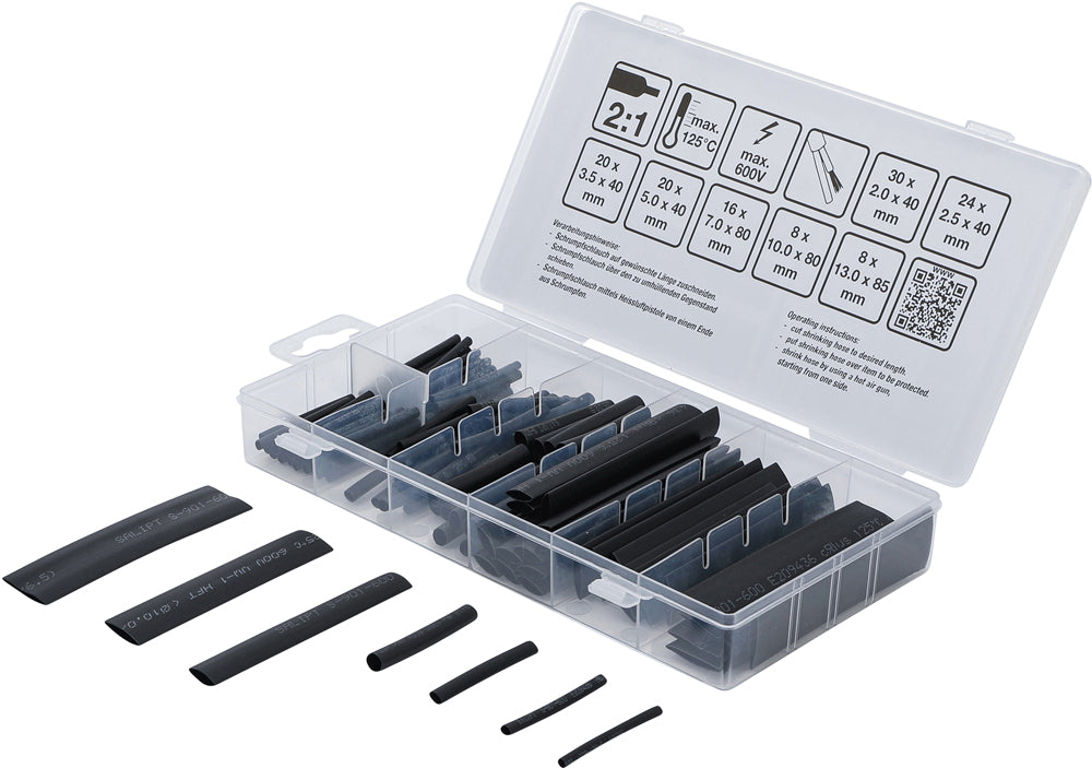 Bgs technic kraftmann - krympeslange sortiment 126 stk