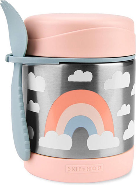 Skip hop rainbow thermosbeker kinderlunch 325 ml met lepel