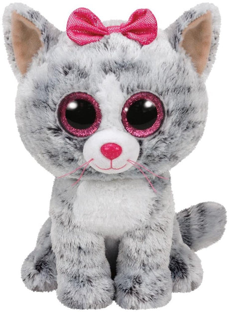 Ty hue kiki kat krammetøj - 24 cm - plys - store øjne - butterfly - kat krammetøj