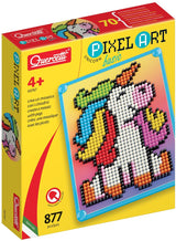 Quercetti pixel art mosaik enhjørning 880 stk pædagogisk legetøj.
