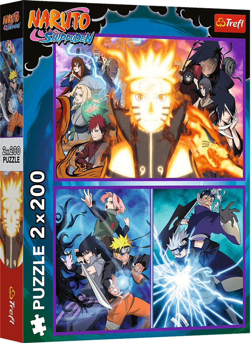 Trefl puslespil naruto shippuden ninja hidden leaf village - 200 brikker.