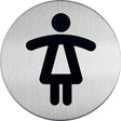 Pic informationstavle dametoilet slidstærkt rustfrit stål