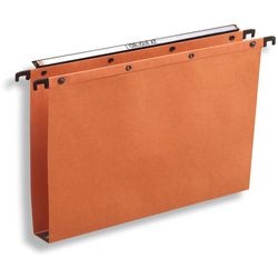 Hængemappe elba 205002 pap 240g m2 foolscap etiketholder lodret 30mm bund