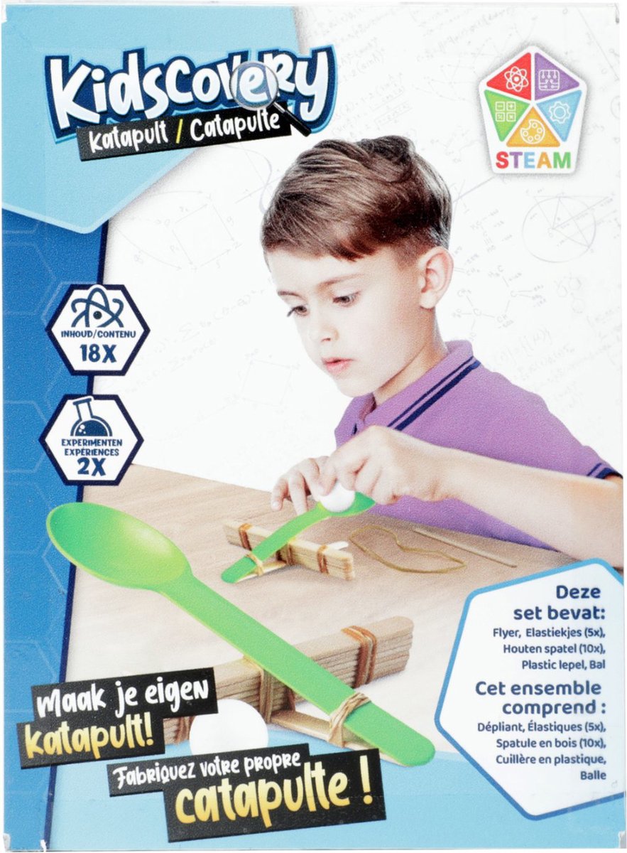 Kidscovery eksperiment - katapult sæt