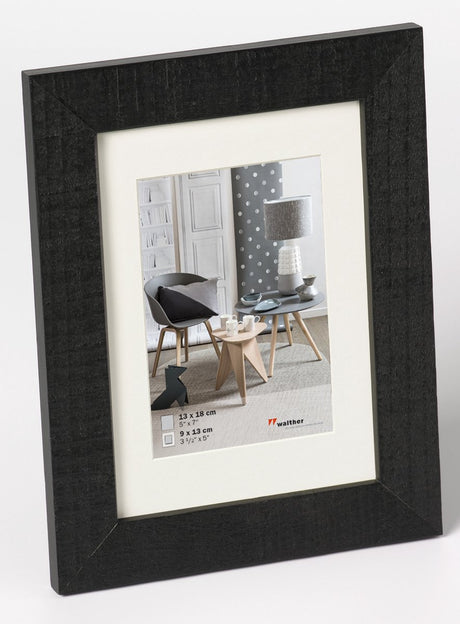 Walther home - houten lijst - fotoformaat 13x18 cm - zwart