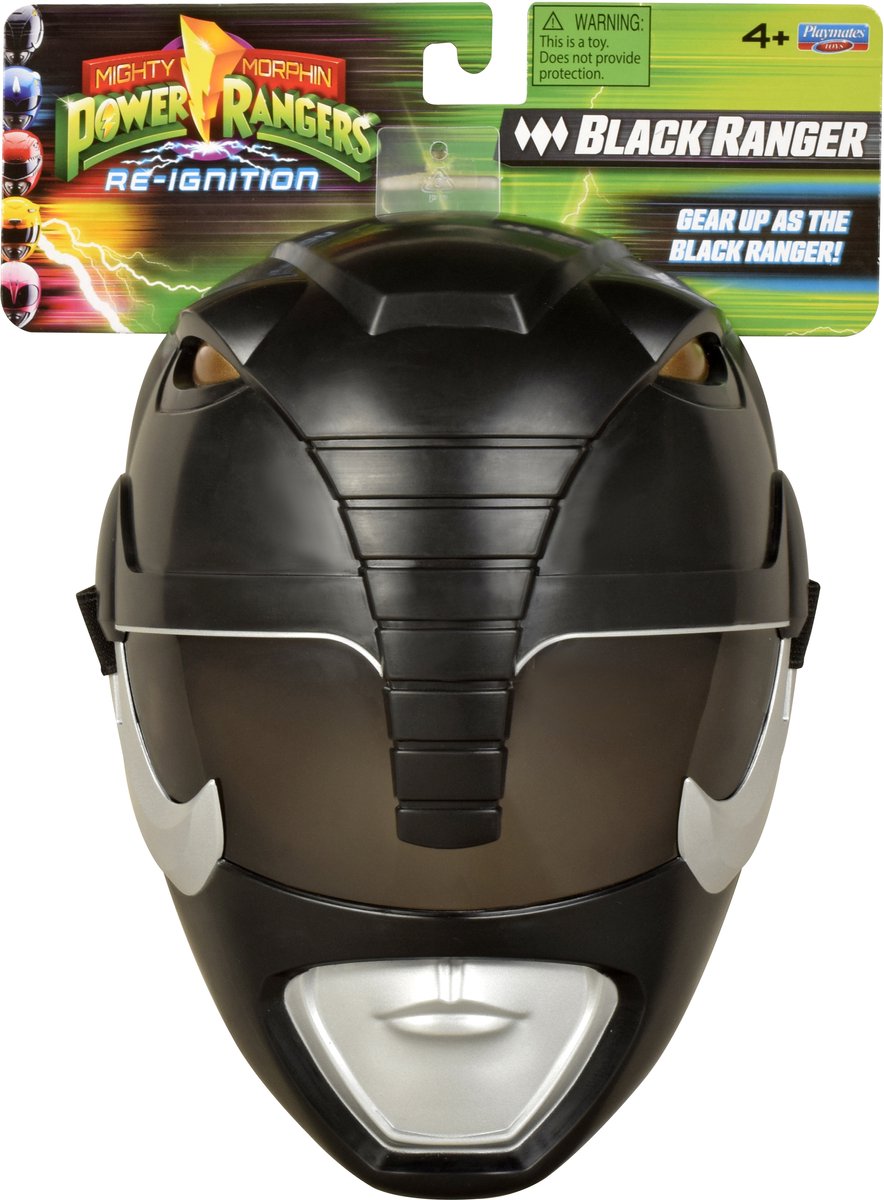 Boti power rangers sort maske