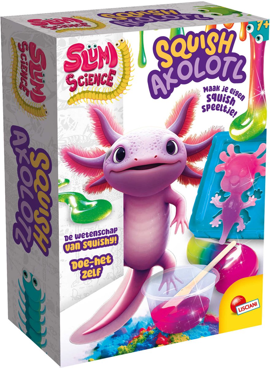 Lisciani slumi videnskab lomme squish axolotl en
