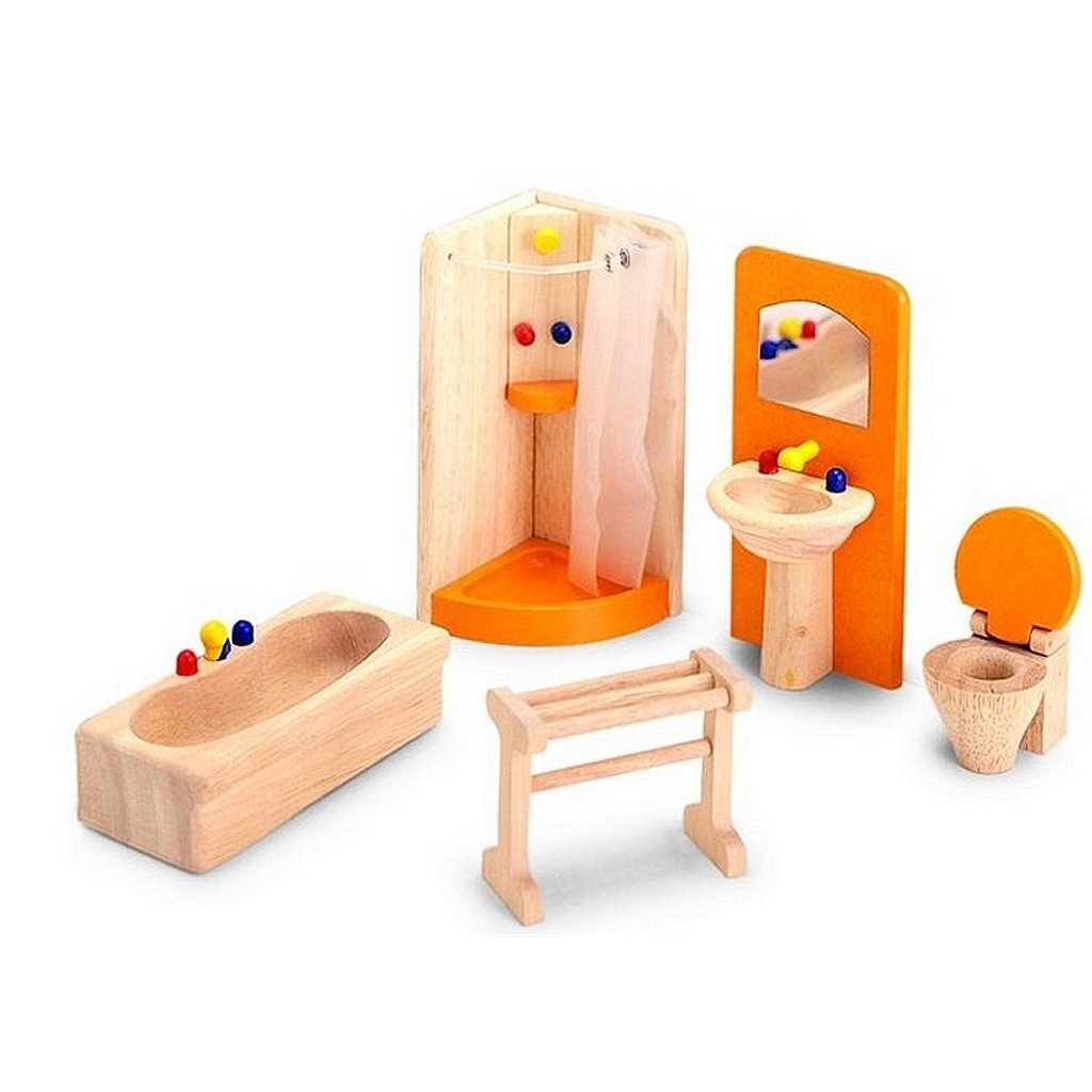 Pintoy Pintoy Badeværelse til dukkehus