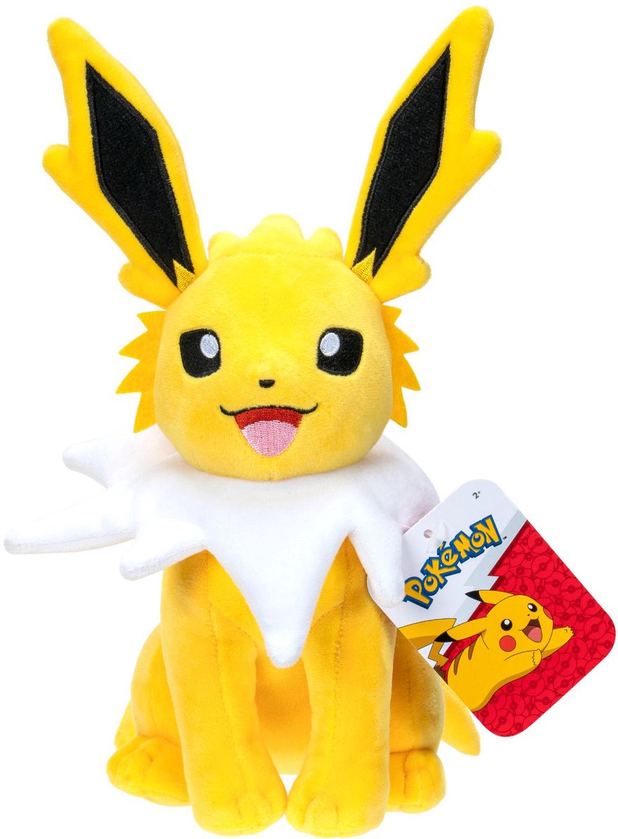 Jazwares pokémon - 20 cm plys - jolteon