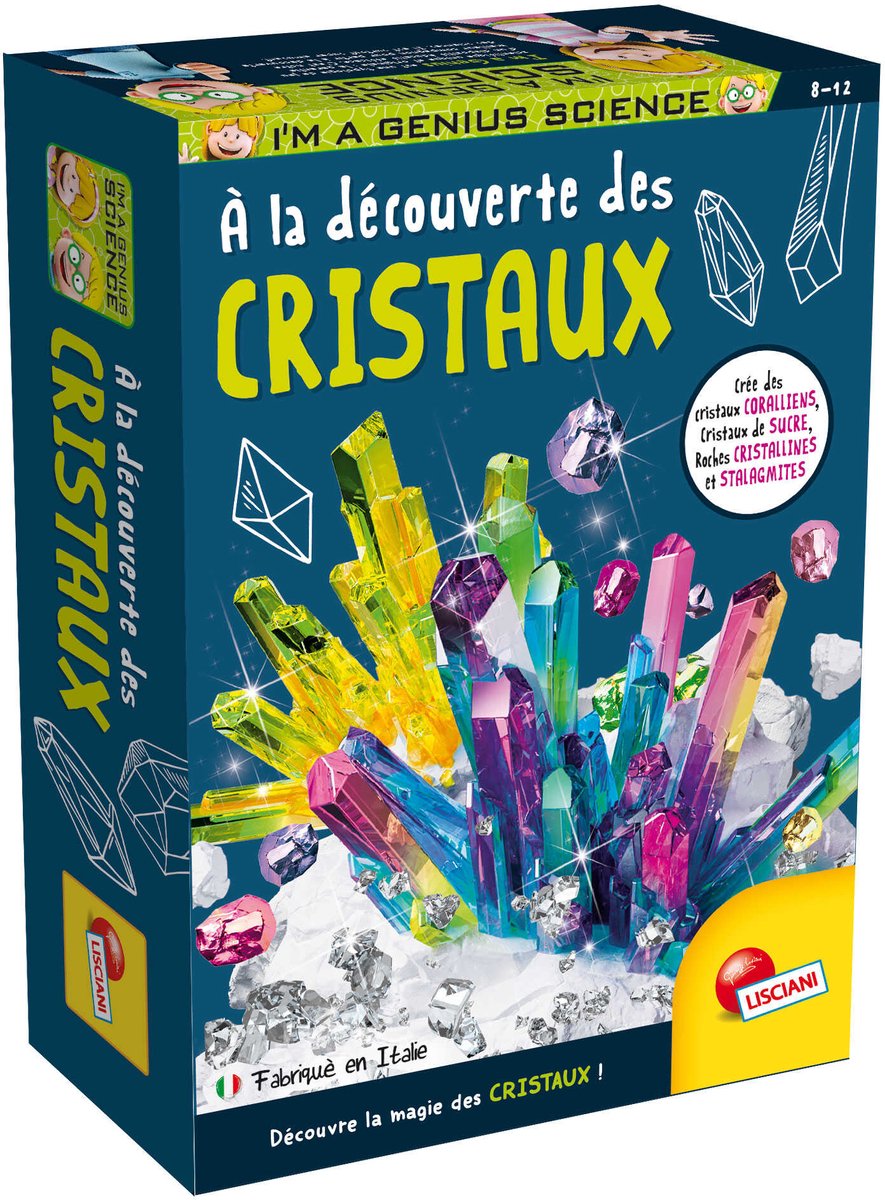 Lisciani jeg er et geni lommevidenskab - a la decouverte des cristaux